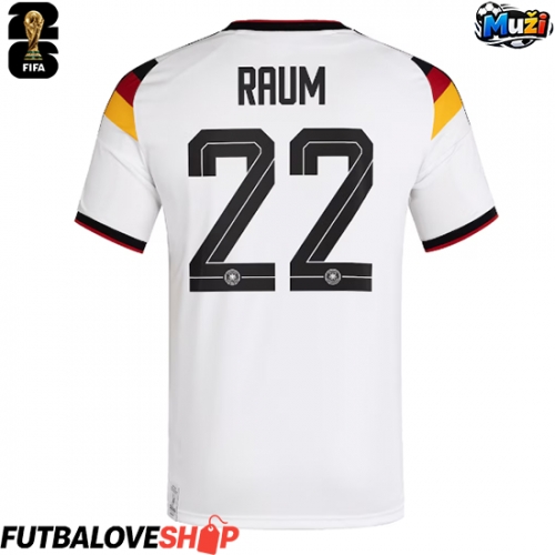 Dres Nemecko David Raum #22 Domáci MS 2026 Krátky Rukáv